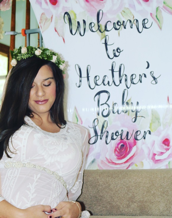 baby shower flower crown